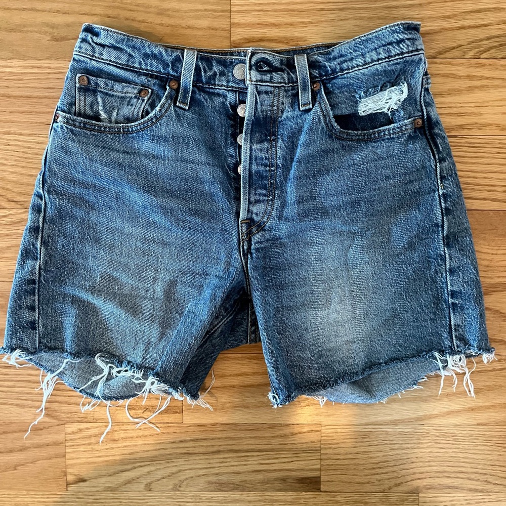 Levi's Blue Jean Shorts for Women